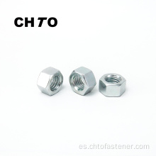 DIN 555 Grado 10 Hexagon Nuts Zinc chapado en